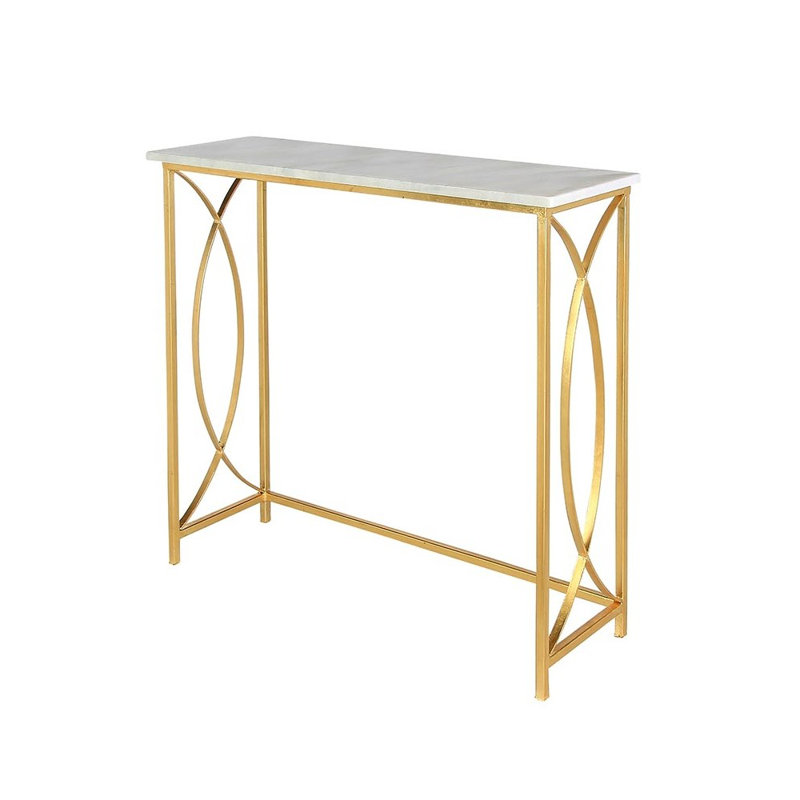 New Orleans 41'' Console Table, Carrera Marble