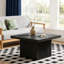 Table basse carrée, table basse 31,5 pouces