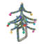 Ronds de serviette avec conception de sapin de Noël perlé (ensemble de 4)-1632753241