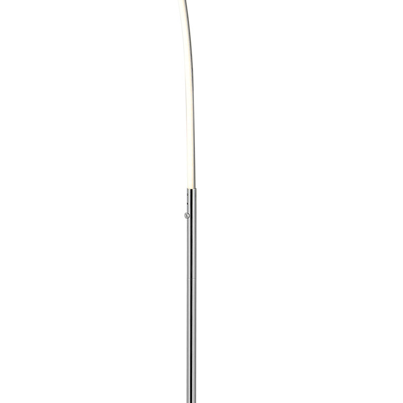 64'' Chrome LED Arched Floor Lamp