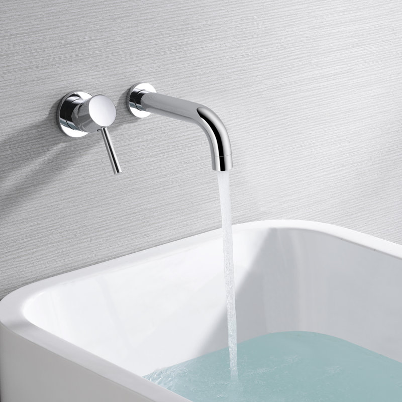 1 Handle Bathroom Bath Faucet, Chrome
