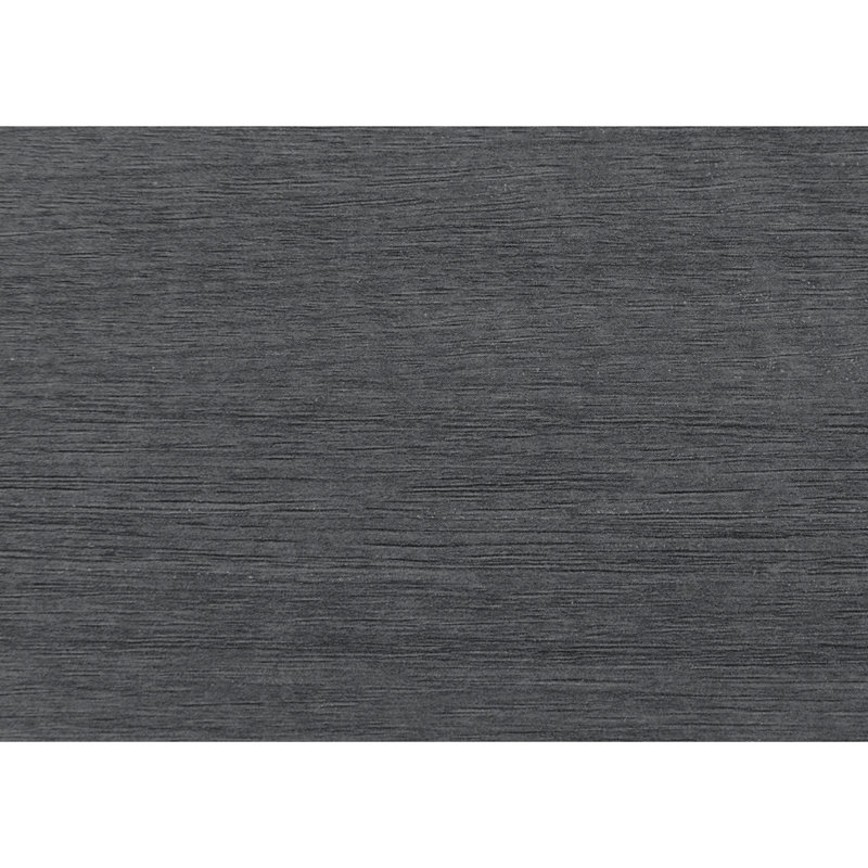 Lit double avec tiroirs de rangement, tête de lit à DEL, bibliothèque, partiellement rembourré, aucun sommier tapissier requis, rangement de style contemporain noir et gris, ressort, design