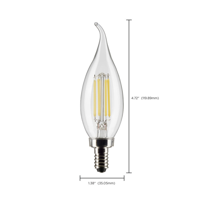 5.5 Watt Clear LED Bulb, 3000