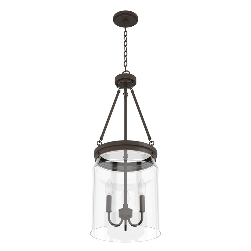 Devon Park 3 - Light Cylinder Pendant, Onyx Bengal