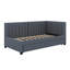 Lit de jour simple rembourré avec lit gigogne-78842140
