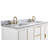 Salise 60'' Double Bathroom Vanity with Marble Top-240014882-240014887