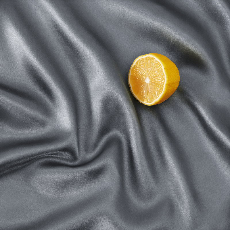 Satin Pillowcase Set of 2, 300 Thread Count , Gray Sand,GentleSoft™️, Queen Pillow Case, Space Gray