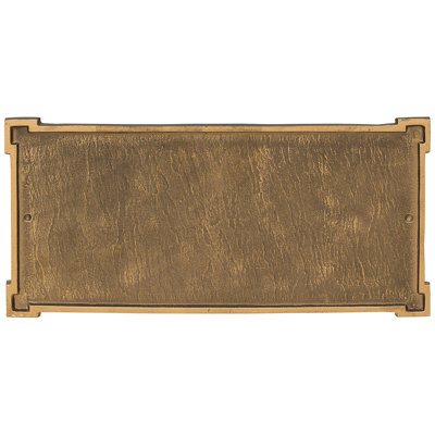 New Yorker Rectangle Wall Plaque