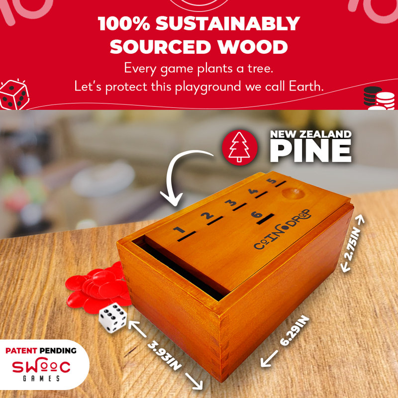 Coin Drop | Simple and Strategic Dice Game