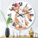 Horloge murale surdimensionnée