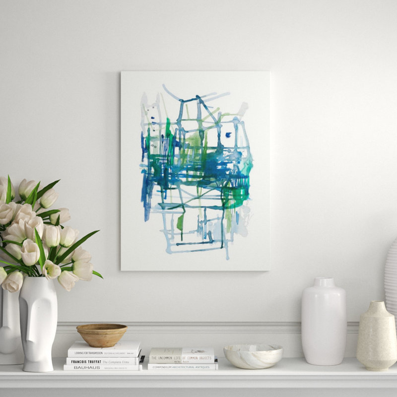 Complex Mind I Print by Sara Brown, Image Brush Gel, 40" H x 30" W