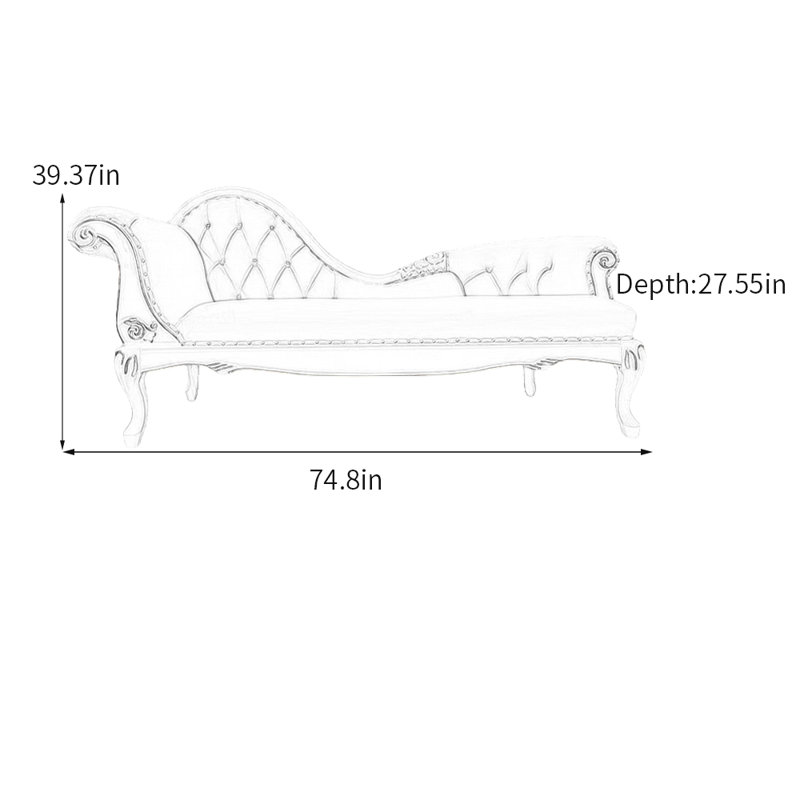 Exquisitely light luxury solid wood recliner, Light khaki, Left Hand Facing