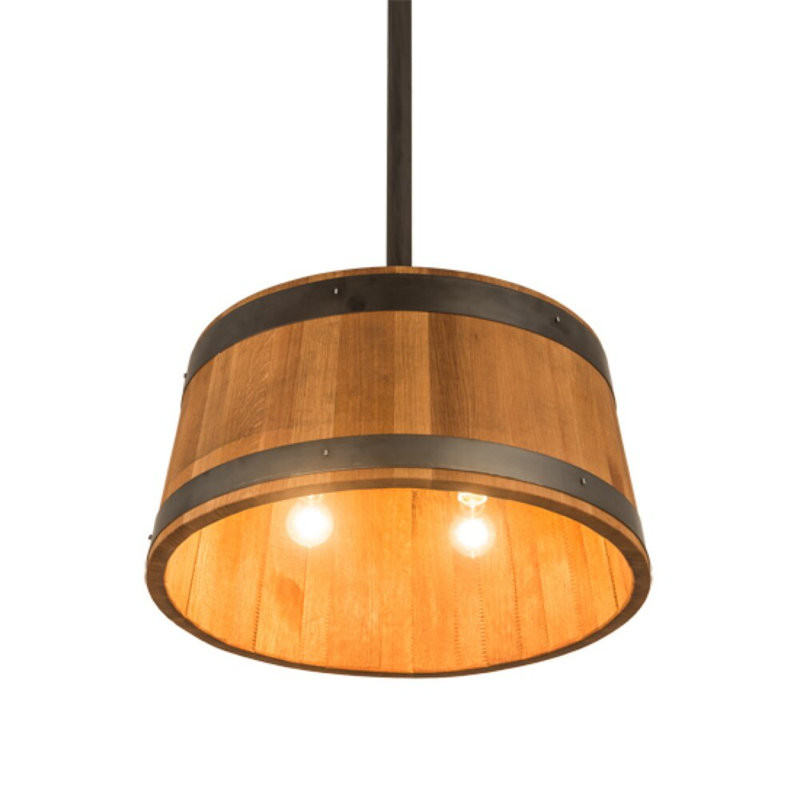 Whiskey Barrel 3 - Light Pendant