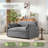 Chenille Single Sofa with pillow-1190390867