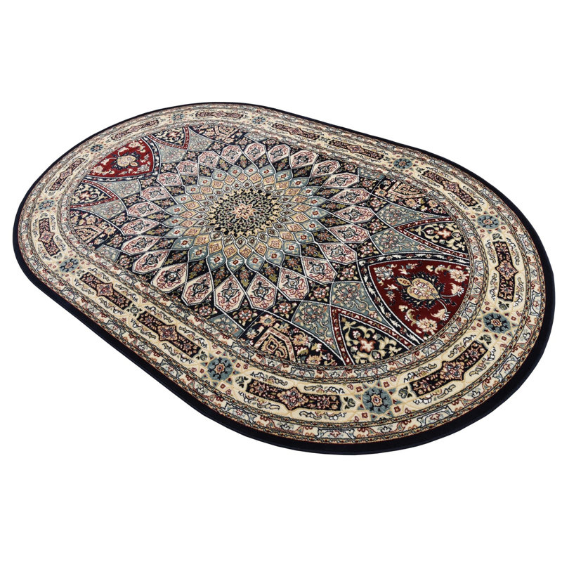 Kelayeh Oriental Indoor Rug, Oval 5'3" x 8'