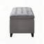 Banc de rangement capitonné à fermeture douce-1224593165