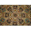 Tapis oriental traditionnel crème crème unique 5 pi 5 po x 5 pi Orneta