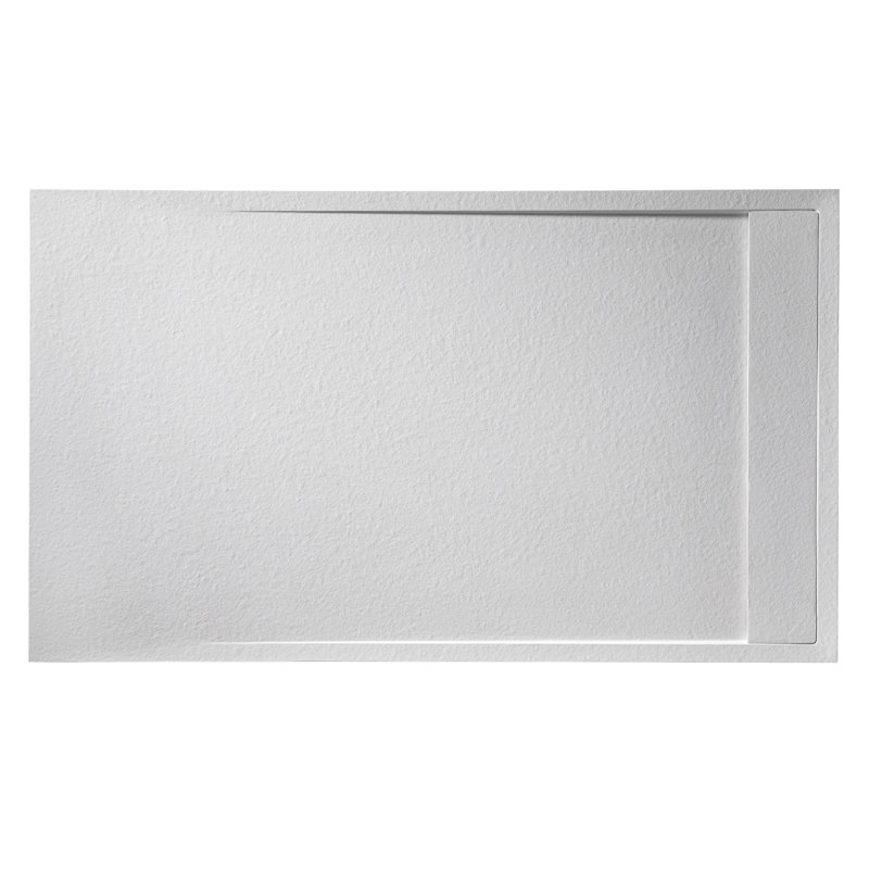 Base de douche à seuil simple l 60 po x P 32 po Rio, Blanc