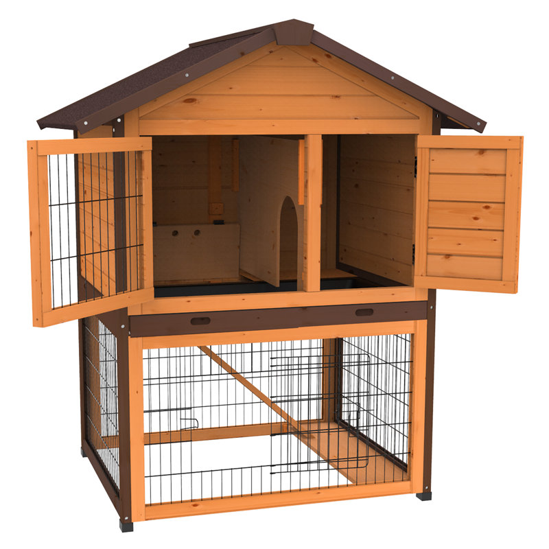 Cage à hamster 16 "à 2 niveaux Cittlaly, Rose