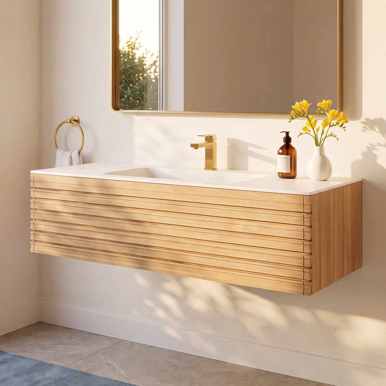 Kambri 55.12'' Single Bathroom Vanity