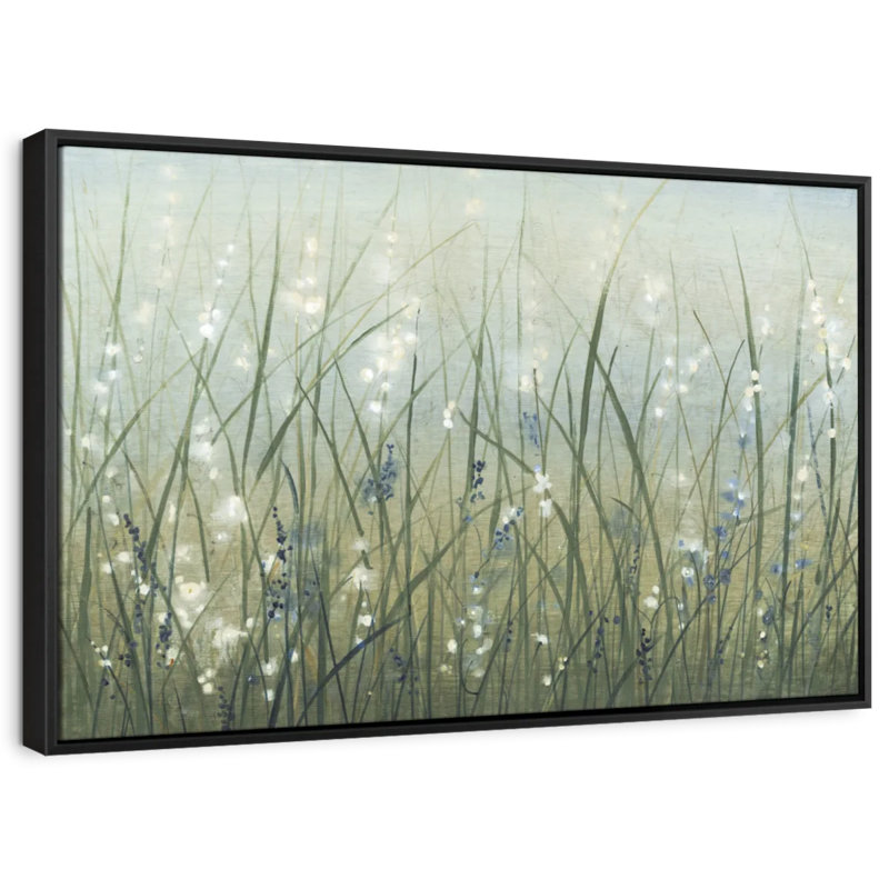 "Meadow Bliss I", impression florale et botanique, H 9 po x l 13 po