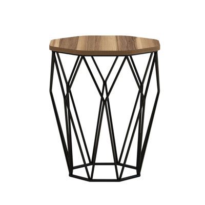 Arval Pedestal End Table