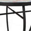 Table d'appoint d'extérieur transitionnelle avec plateau en mosaïque