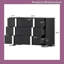Commode 6 tiroirs 47 po, armoire de rangement en MDF avec détails en métal-637946054
