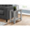 Table d'appoint de style transitionnel en stratifié pouvant servir de table de lampe, table de chevet, table de bout