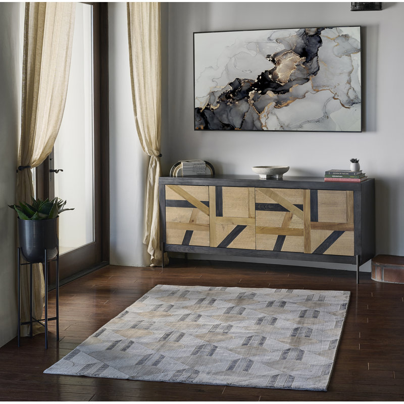 Solage Geometric Indoor Rug, Rectangle 7'9" x 9'10"