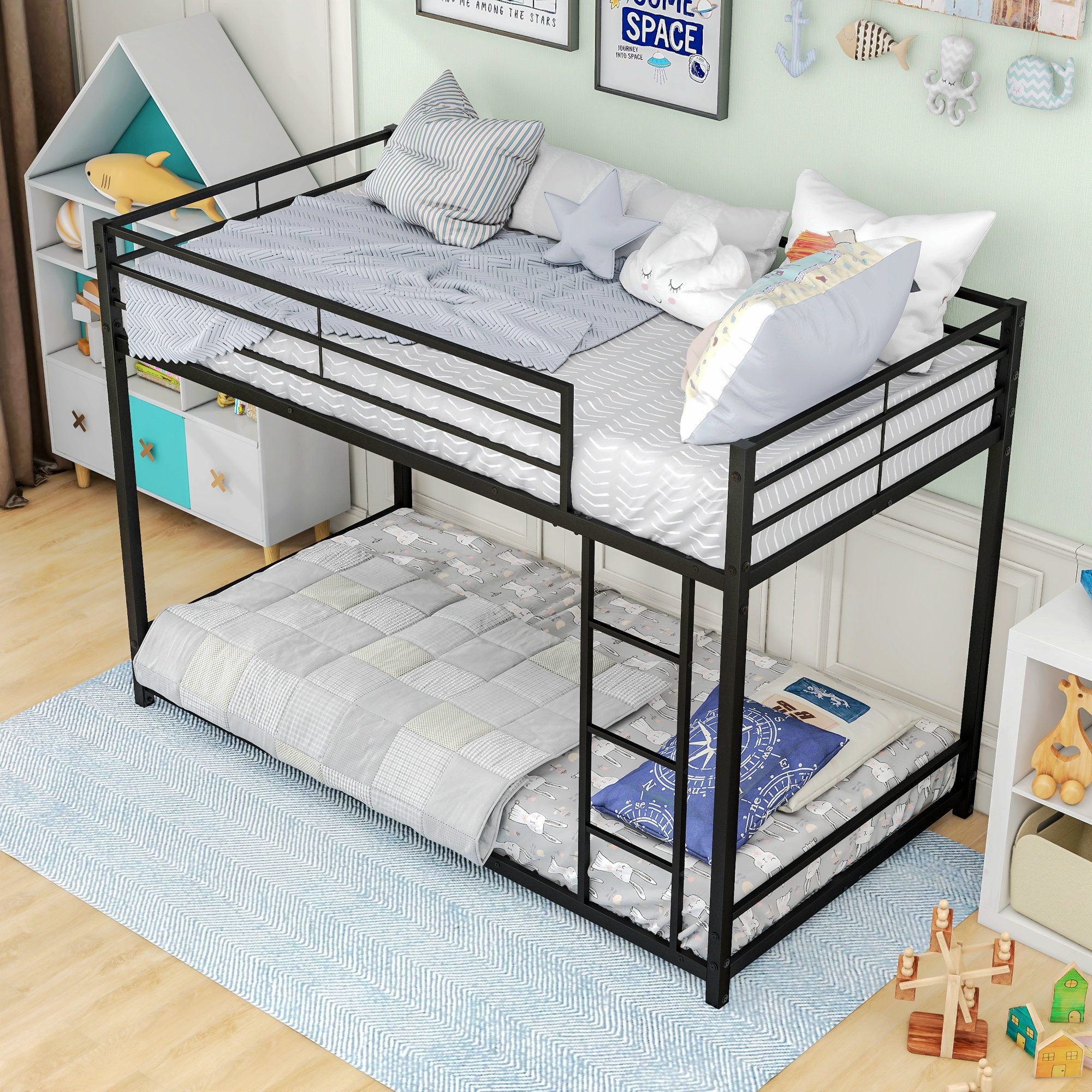 Isabelle & Max™ Metal Bunk Bed Full Over Full - Wayfair Canada