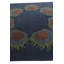Tapis carré bleu marine Jaycee
