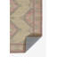 Tapis rose / brun en nylon tissé à la machine Aldona-1518802511