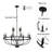 Pippy 12 - Light Geometric Chandelier-1562673839