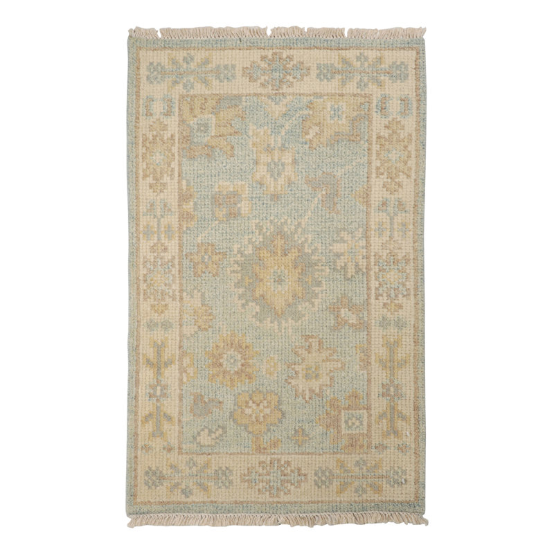 One-of-a-Kind Rectangle 2’ X 3’ Hand Knotted Area Rug