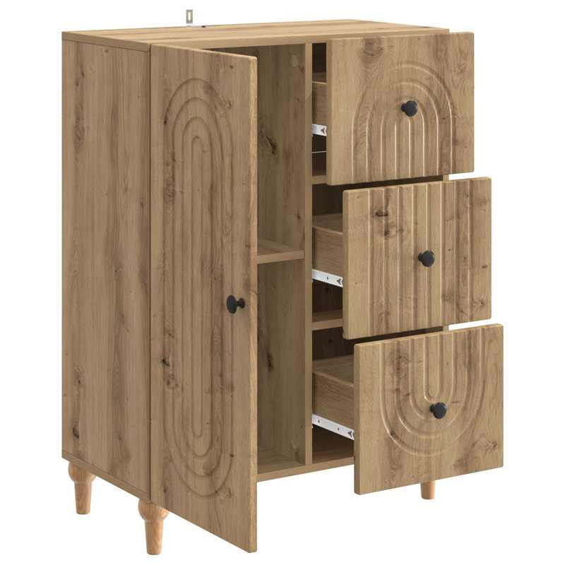 66cm Sideboard, Artisan Oak