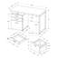 Bureau d'ordinateur (sans les chaises de bureau)-873171538