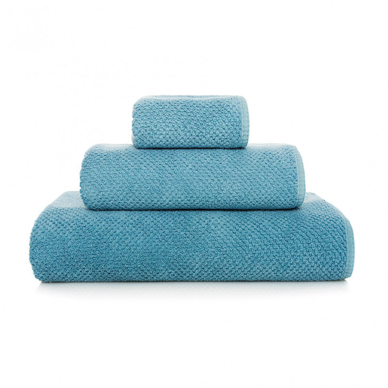 Bee Waffle Waffle Hand Towel, Petrol
