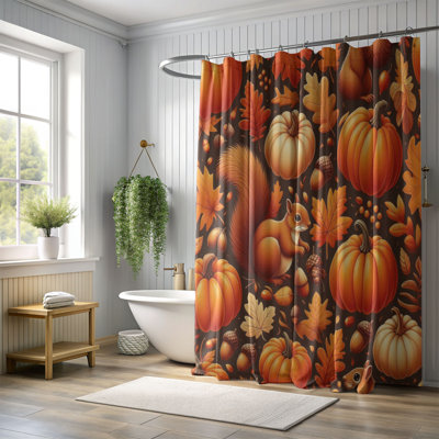 Rideau de douche standard 1 pièce Daltan Fall