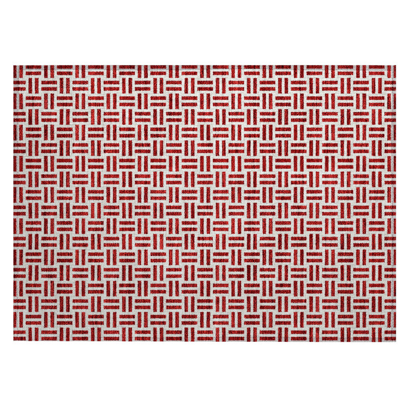 Aquaisha Geometric Indoor Rug, Rectangle 1'8" x 2'6"