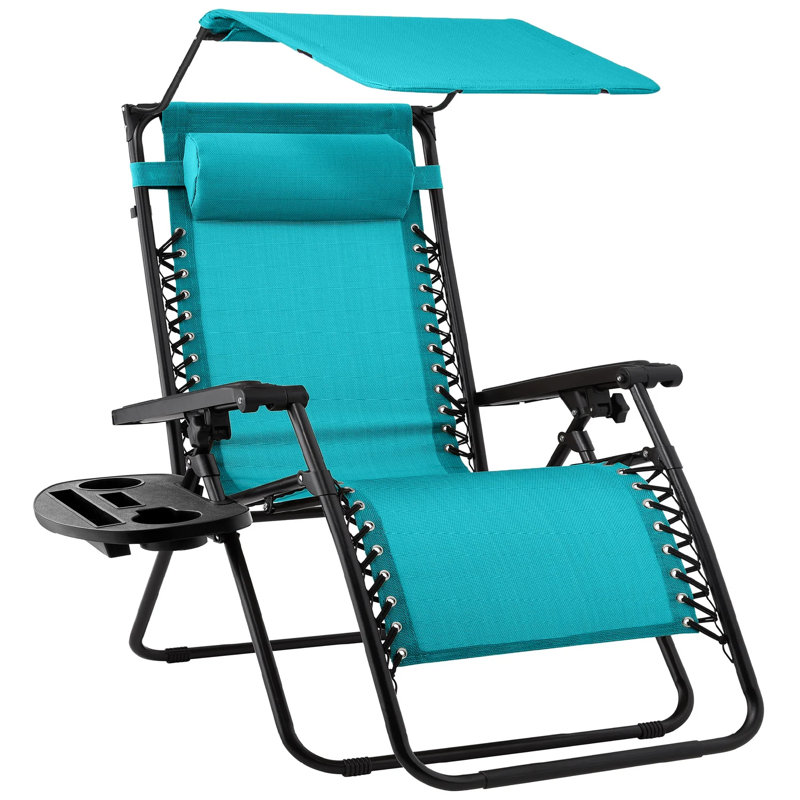 Arlmont & Co. Monsserat Folding Zero Gravity Chair with Cushions | Wayfair