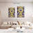Kerner Retro Golden Flowers-108618133