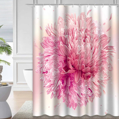 Rideau de douche Red Dahlia