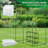 39.4" W x 78.7" D Lean-To Greenhouse-100556274