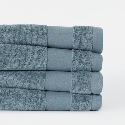 Ensemble de 4 essuie-mains 100% coton