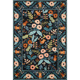 Rifle Paper Co. x Loloi Les Fleurs LES-01 Black Rug