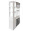 Armoire de rangement de 70,87 po de hauteur avec espace de rangement multifonctionnel