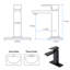 Single-Hole Single-handle Bathroom Faucet with Drain Assembly-70785749