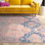 Tapis oriental rose / bleu Asoncin (5 pi x 7 pi 6 po)-482796991