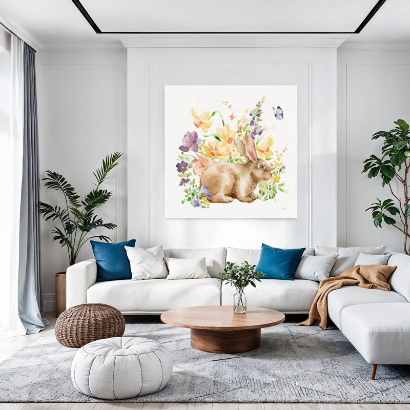 Célébration du jardin avec art en fleurs, H 48 po x l 48 po